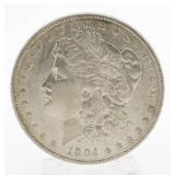 1904-P AU Morgan Silver Dollar