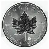 2015 .999 Pure Silver Canadian Maple Leaf