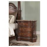 Ashley 705 marble top nightstand