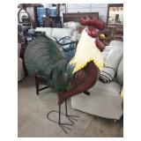 Large Metal Rooster