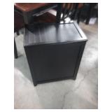 Black Wooden Hamper