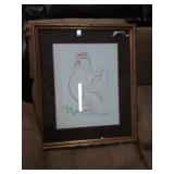 Picasso Rooster Print