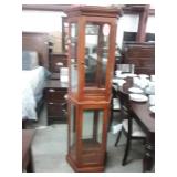 Oak Curio Cabinet W