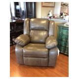 Ashley u719 leather rocker recliner power