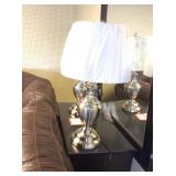 Ashley L204 silver table lamp