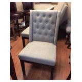 Ashley button tufted back chairs