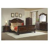 Elements Southern Belle King Sleigh Bedroom Suit