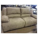 Ashley Hogan Mocha Reclining Sofa & Loveseat