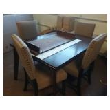 Ashley Cherry Dining room table and 4 chairs w