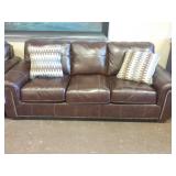 Ashley 910 LEATHER Sofa