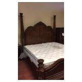 Ashley Ladelle king size poster bed (floor model)