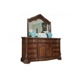 Ashley Ladelle marble top dresser & mirror