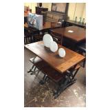 Ashley rustic table & 4 chairs