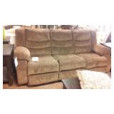 Ashley 920 chocolate reclining sofa and loveseat