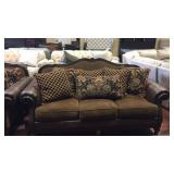 Ashley XL wood trim sofa & love seat