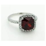 Cushion Cut 3.00 ct Ruby DinnerRing