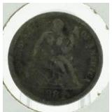 1884 Seated Liberty Silver Dime