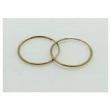 14kt Gold Hoop Earrings