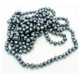 Genuine 96" Tahittian Pearl Necklace