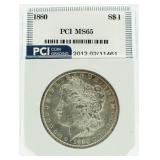 1880 MS65 Morgan Silver Dollar