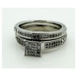 Princess Cut 1/2 ct 2 Pc Diamond Bridal Set