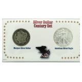 Silver Dollar Century 2 Pc Silver Dollar Set