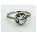 Brilliant 2.50 ct White Topaz Solitaire Ring