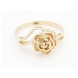 14kt Gold Flower Ring