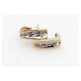 14kt Gold Diamond Earrings