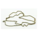 14kt Gold 18" Rope Necklace