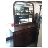 Elements bourbon dresser & Mirror ( Floor model)