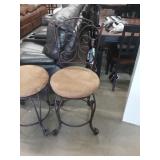 JC Penny metal Swivel Barstools