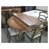 Gerdt  Antique Style Round Table & 4 Chairs