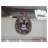 Mounted lion head