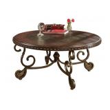 Ashley 382 Round Coffee and 2 Endtables