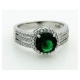 Beautiful 2.50 ct Emerald Solitaire Ring