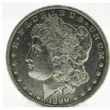 1890-O Morgan Silver Dollar