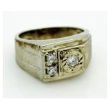 14kt Gold Antique Diamond Estate Ring