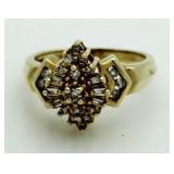 14kt Gold Brilliant 3/4 ct Diamond Estate Ring