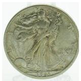 1943-D Walking Liberty Silver Half Dollar