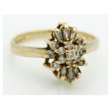 14kt Gold 1/2 ct Diamond Estate Ring