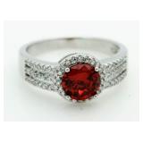 Gorgeous 2.50 ct Ruby Solitaire Ring