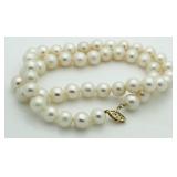 14kt Gold Pearl Necklace