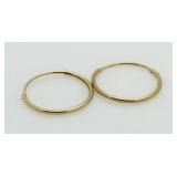 14kt Gold Hoop Earrings