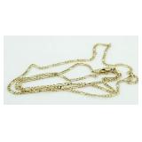 14kt Gold 24" Figaro Necklace