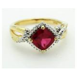 Ruby & Diamond Dinner Ring