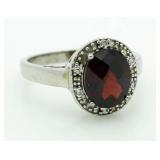 Oval 3.00 ct Garnet Dinner Ring