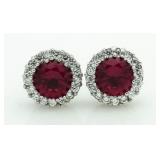 Ruby Fashion Earrings