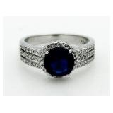 Stunning 3.50 ct Sapphire Solitaire Ring