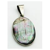 XL Labradorite Antique Pendant